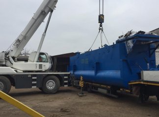 The dredger mark HCC 800-40-F-GR has been sent to the customer from Latvia