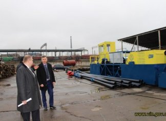 Vinnitsa Region in Ukraine acquired 2 dredgers for the clearing of water reservoirs in the region.