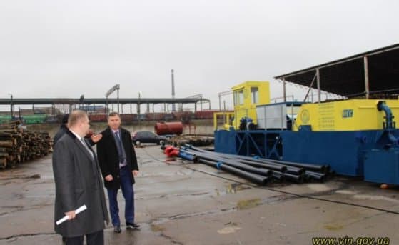 Винницкая область приобрела 2 земснаряда марки НСС для расчистки водоемов области