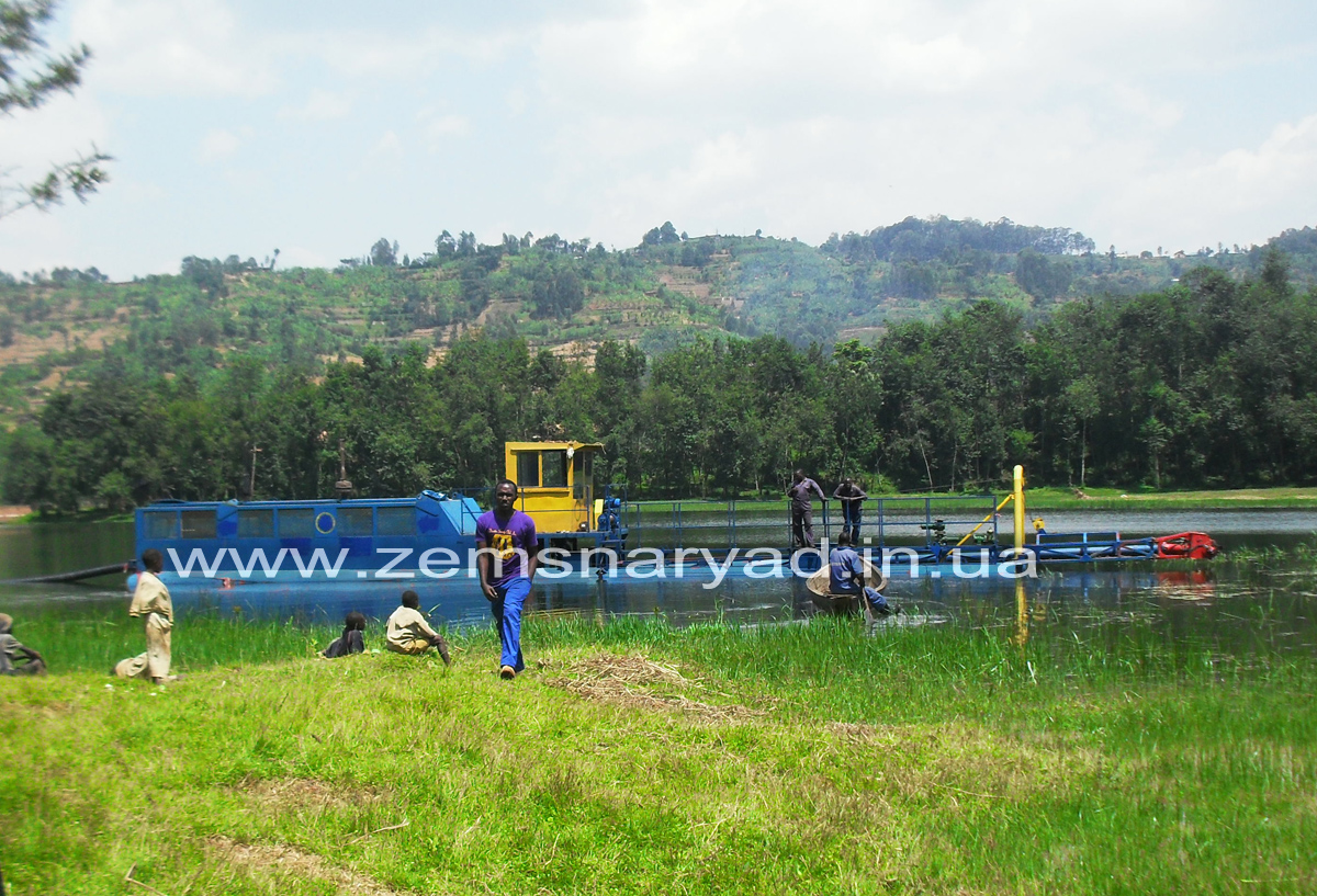 cutter dredger HCC 400-20 by VVV-Spetstekhnika in Rwanda